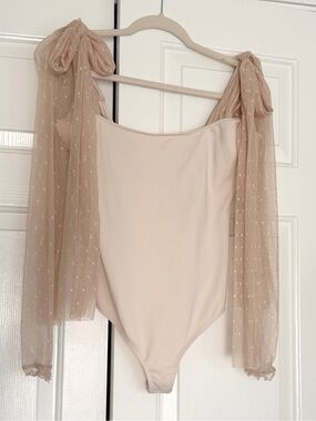 Free People Tongue Tied Bodysuit- Small